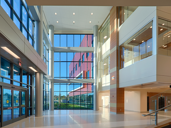 Interior Picture of the entrance to the VA/DOD Major General Gourley Outpatient Clinic Building