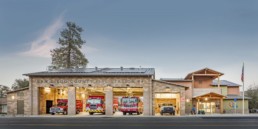 Exterior Picture of the Pine Valley Fire Station During the Day