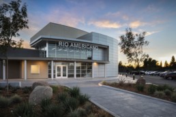 Exterior Picture of the Rio Americano High School Performing Arts Center During the Day
