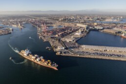 Aerial View of Port of Long Beach (c) Shutterstock
