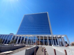 Exterior shot of JCC Sacramento Criminal Courthouse